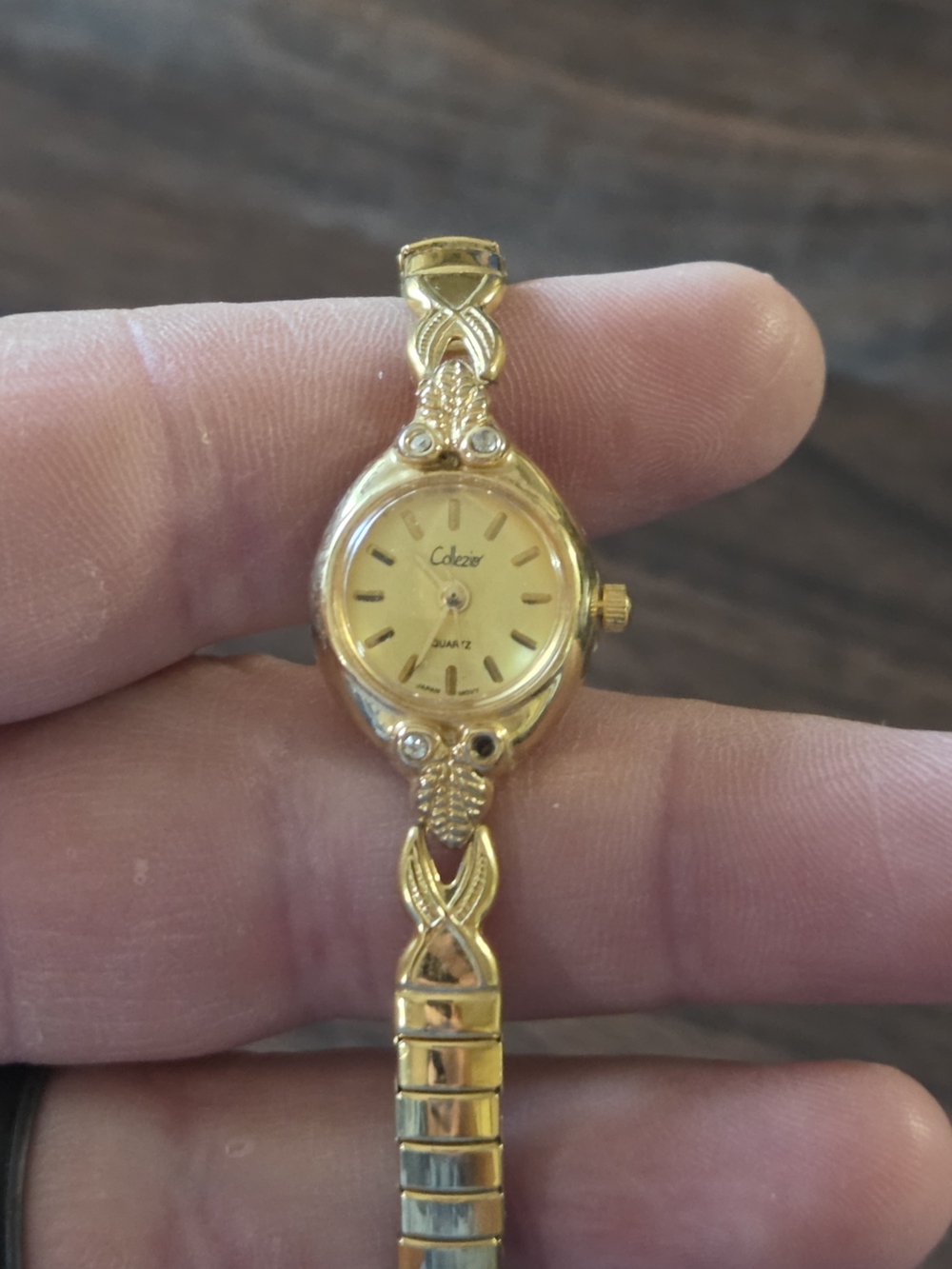 Gold Tone Women's Decorative Bracelet Watch